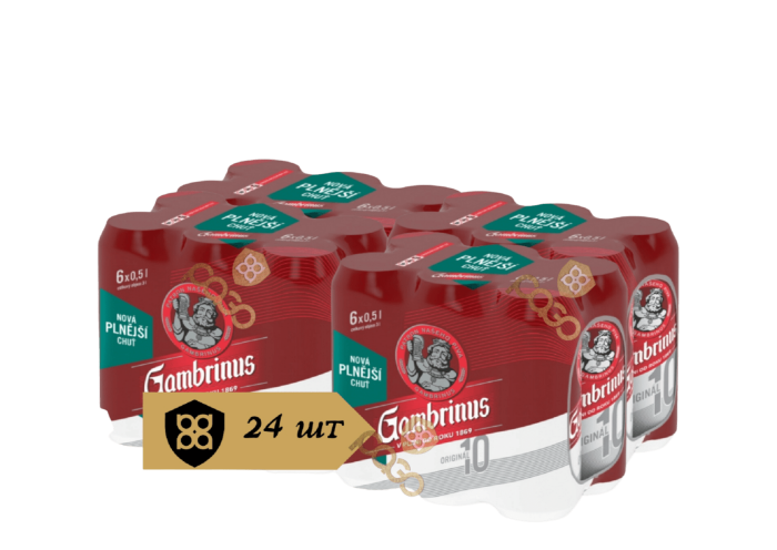 Gambrinus Original 10° 4.3% 0.55л.