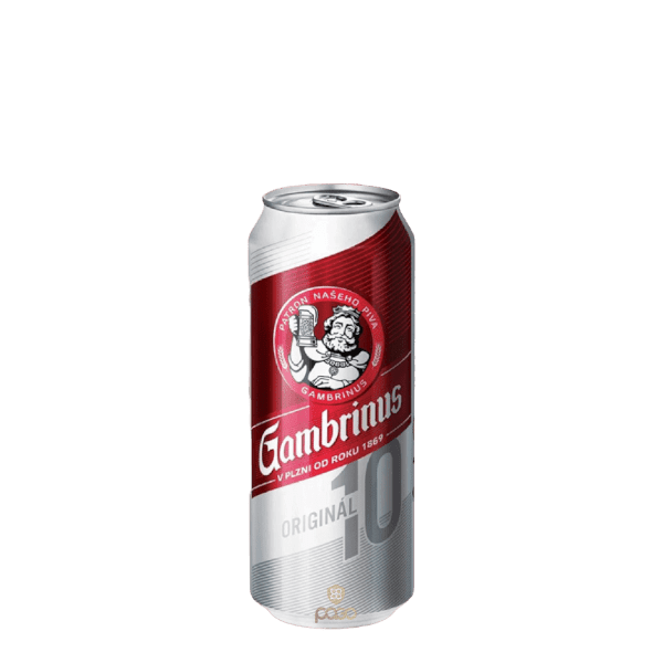 Gambrinus Original 10° 4.3% 0.55л.